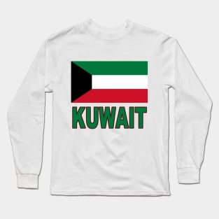 The Pride of Kuwait - Kuwaiti National Flag Design Long Sleeve T-Shirt